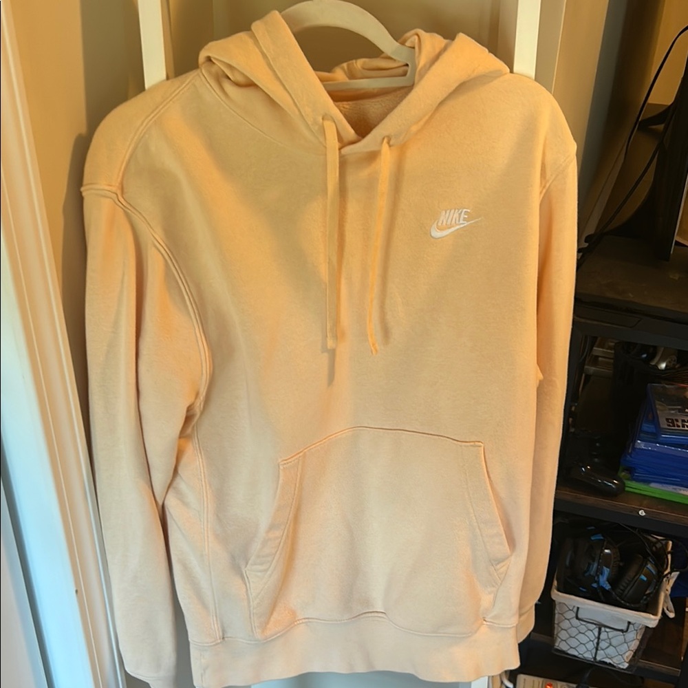 Nike Light Peach Color Hoodie